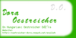 dora oestreicher business card